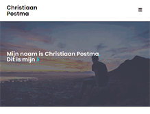 Tablet Screenshot of christiaanpostma.nl